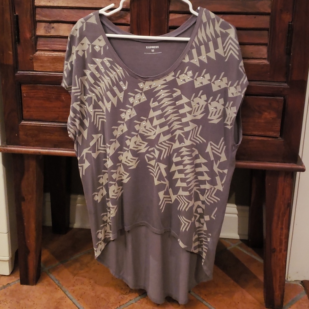 Gray Express lounge tunic - Picture 3 of 8
